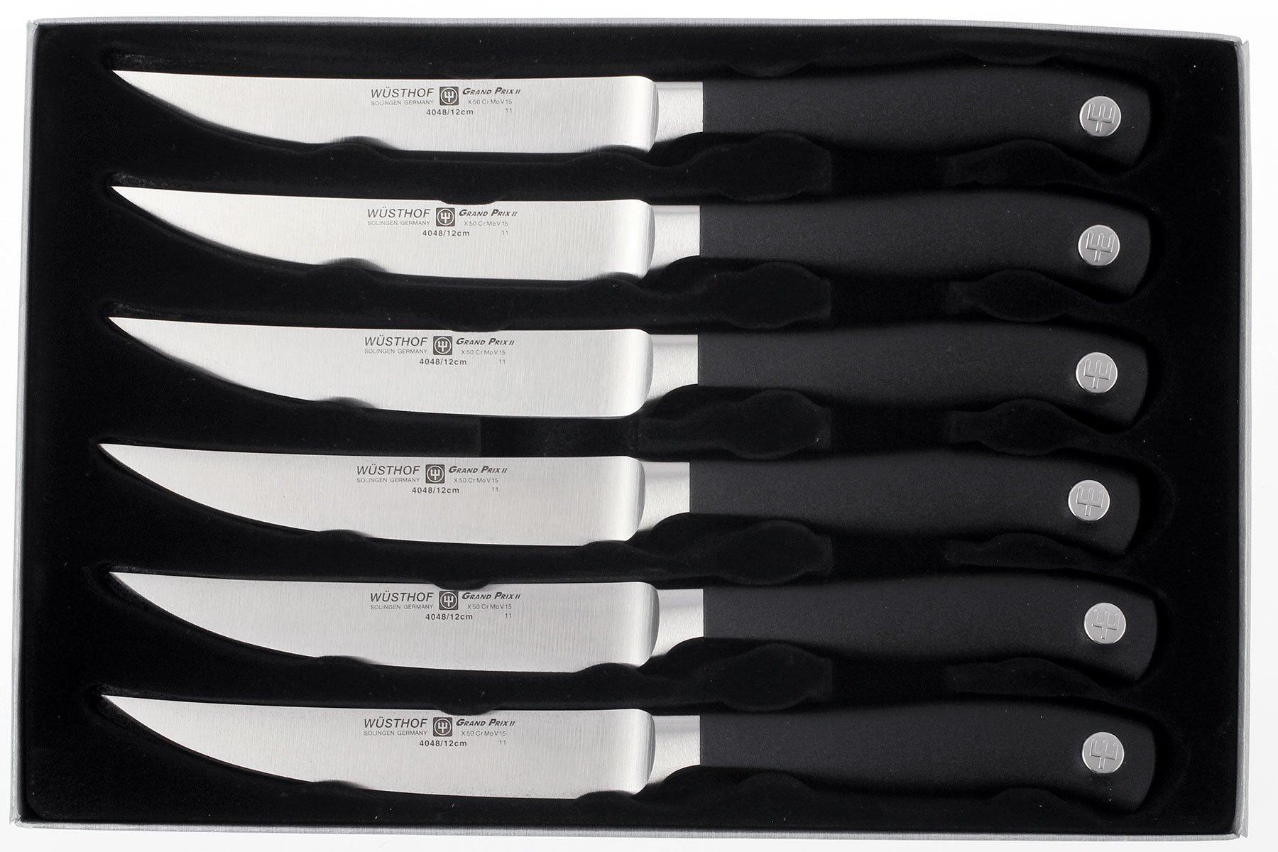 Wüsthof Grand Prix II 6Piece Steak Knife Set 9626 Advantageously