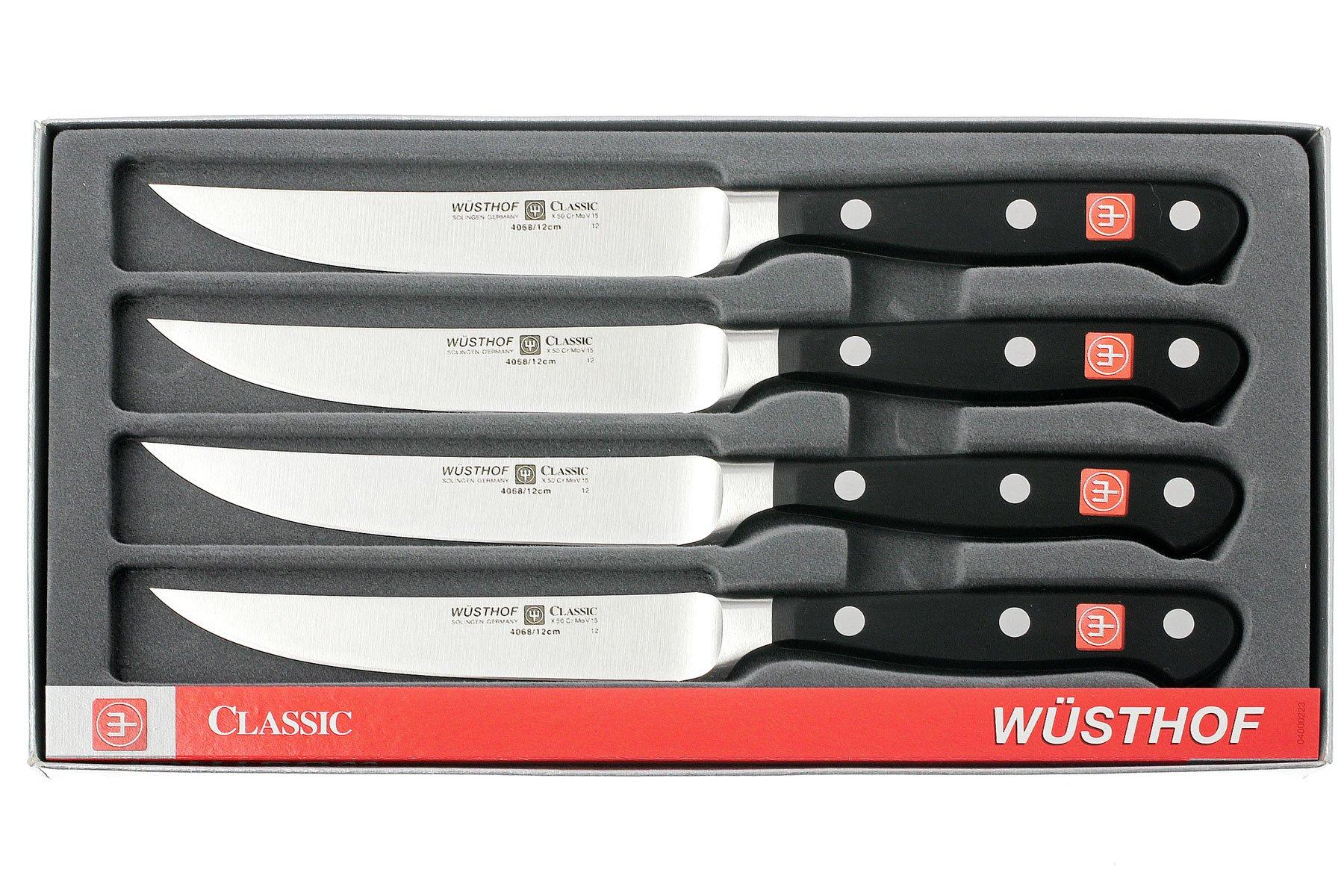Wüsthof Classic Steak Knife Set 4piece, 9731 Advantageously shopping
