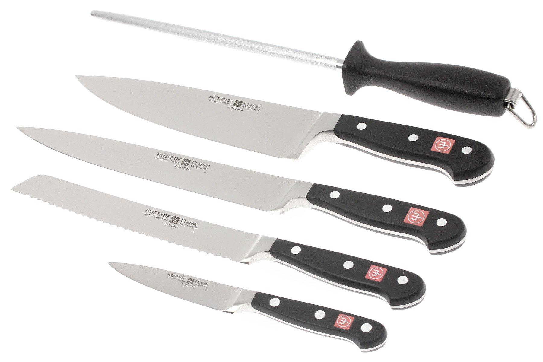 WÜSTHOF Classic 5-Piece Chef's Knife Set