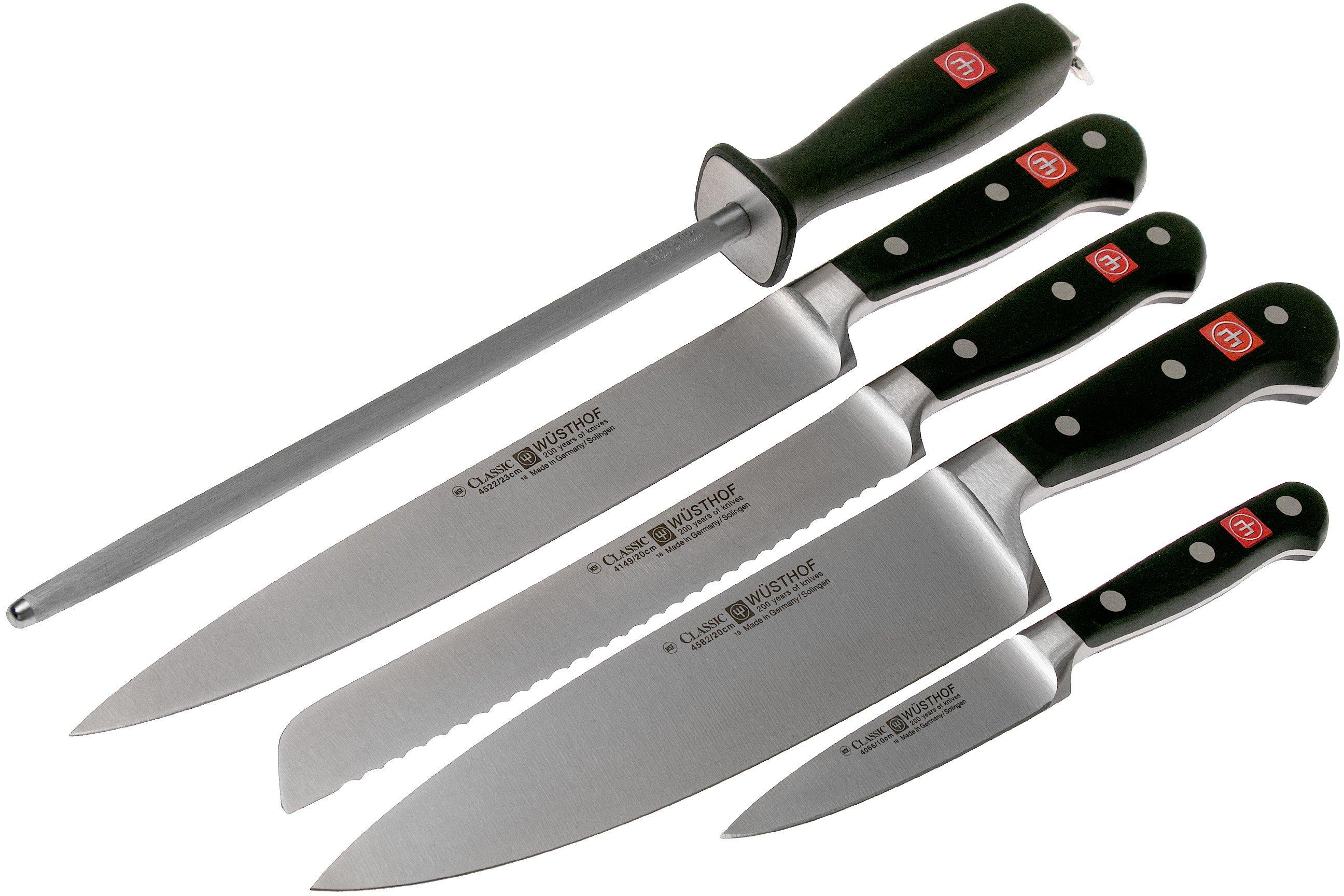 WÜSTHOF Classic 5-Piece Chef's Knife Set