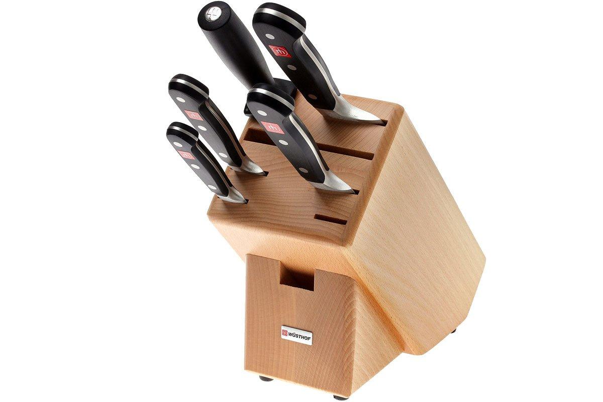 Wüsthof Classic Natural Knife Block Set 5piece, 9832 Advantageously