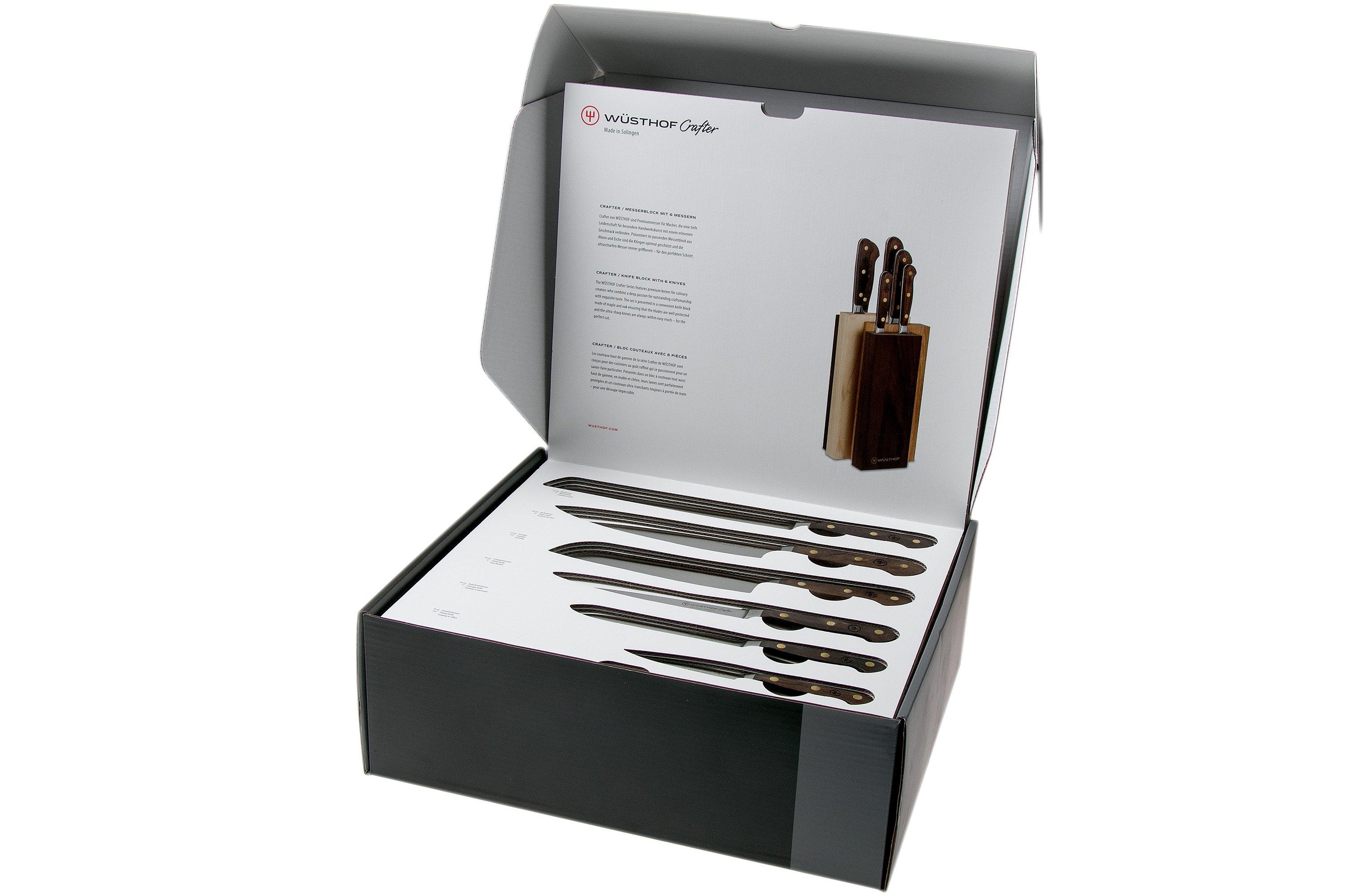 Kitchenaid Classic 6-delige messenset met blok 5057982075156