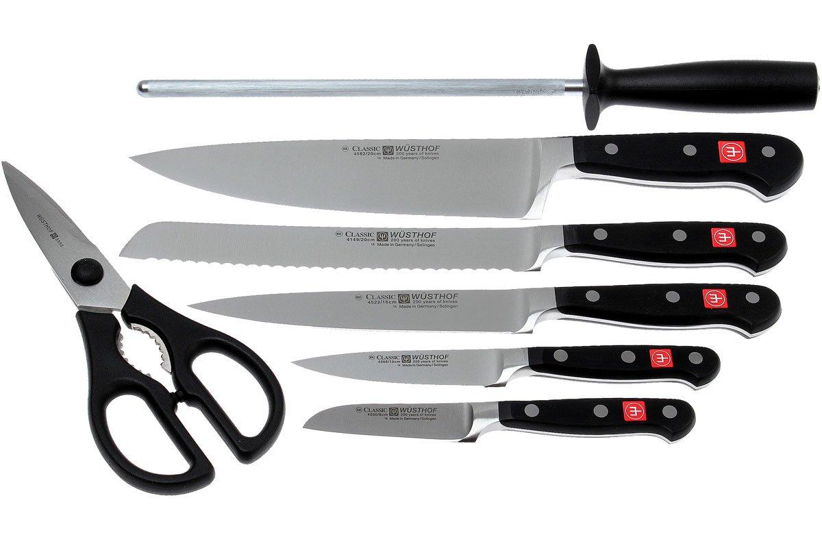 Wüsthof Classic knife set 7-pcs, 9837-200  Advantageously shopping at