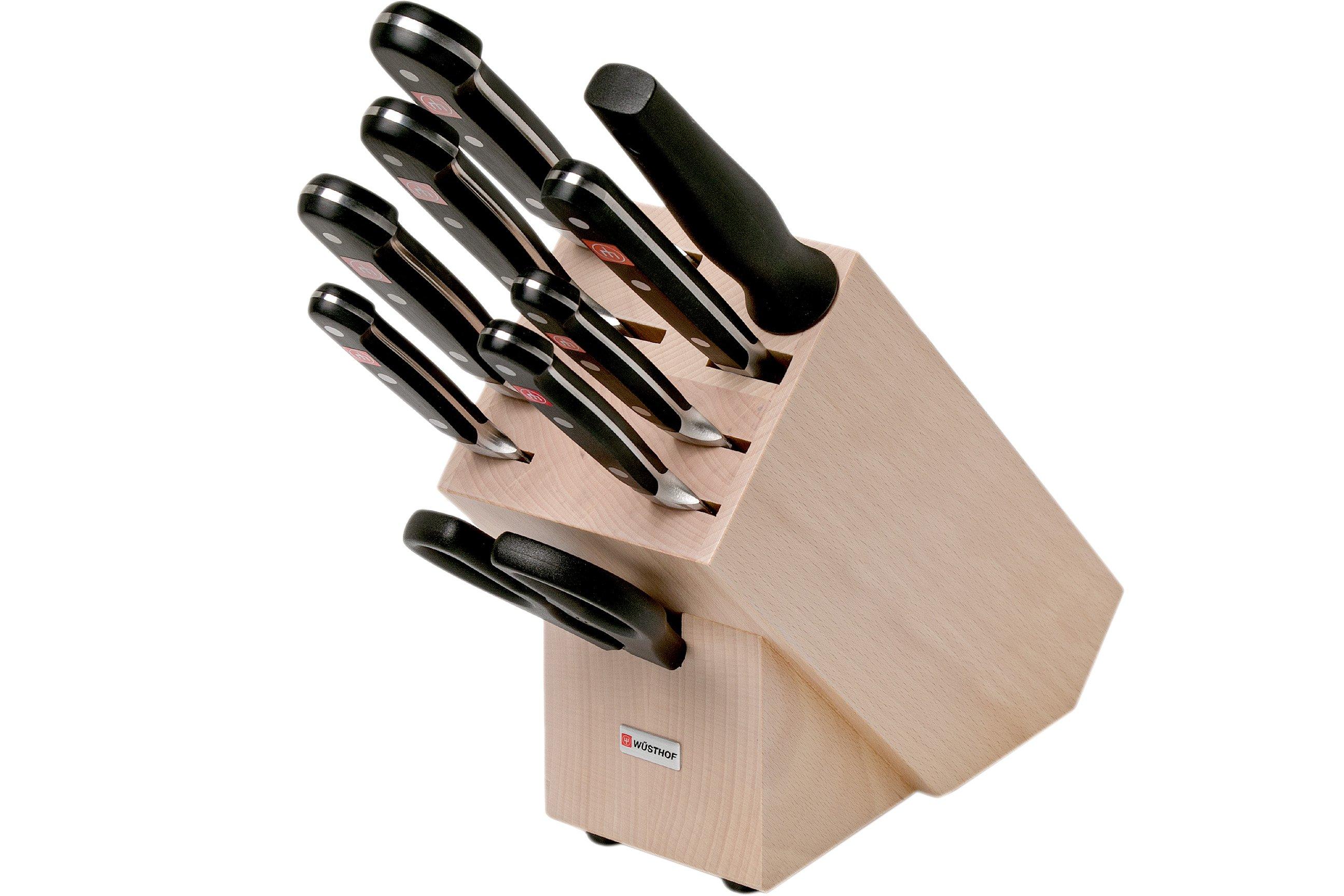 Wüsthof Classic Natural Knife Block Set 9piece, 9842 Advantageously