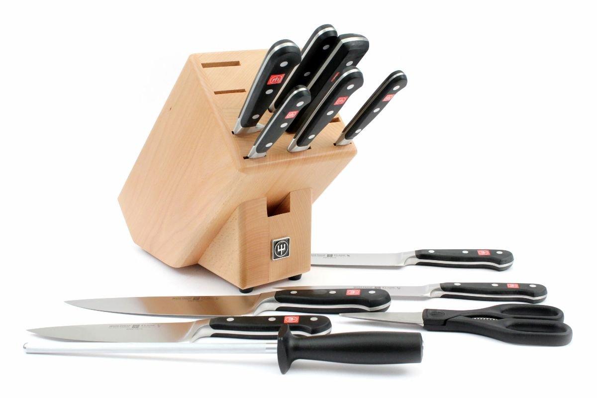 Wusthof gourmet 12 piece knife store block set