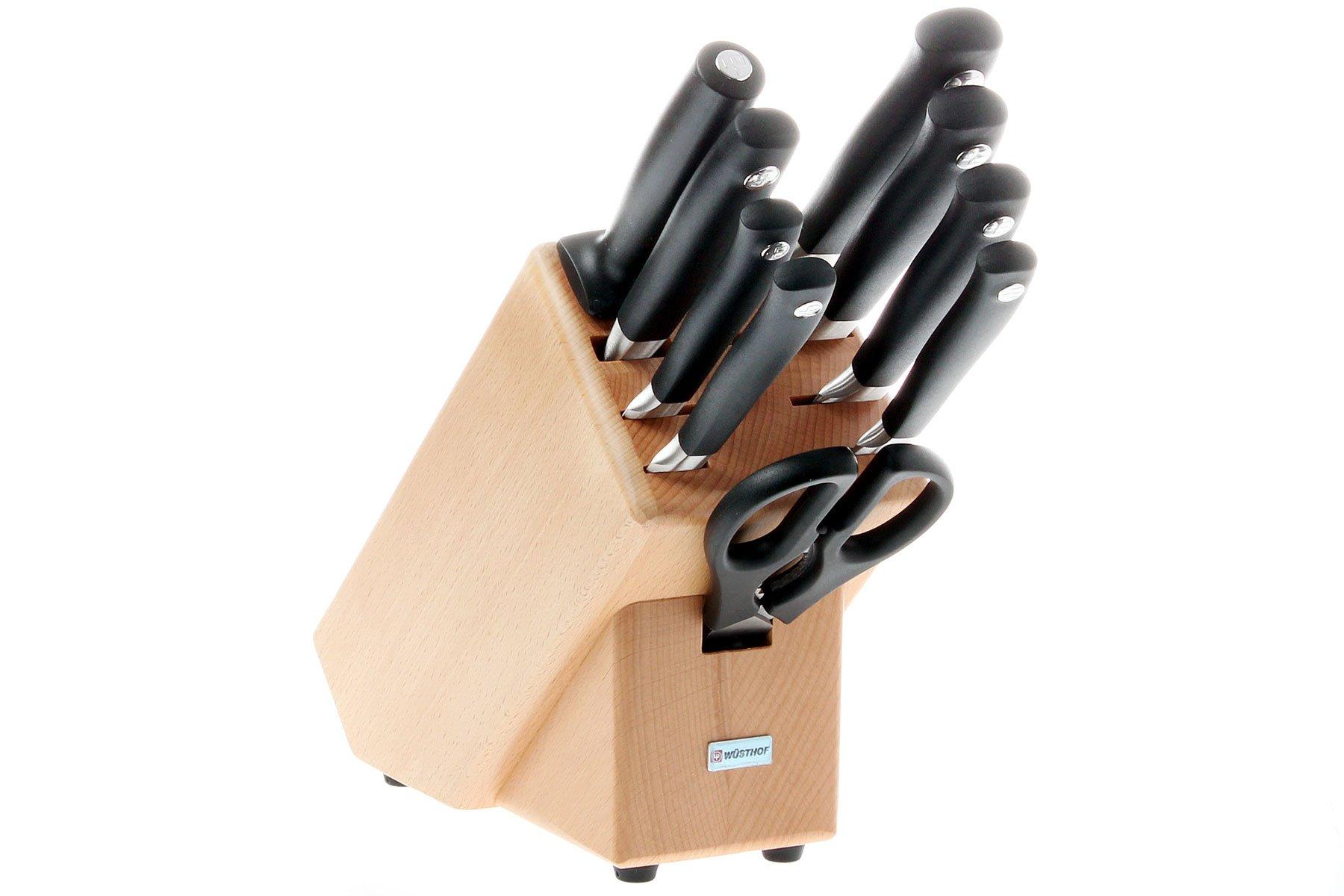 Wüsthof 8792, Grand Prix II 9 Piece Kitchen Knife Set w/ Knife Roll Bag