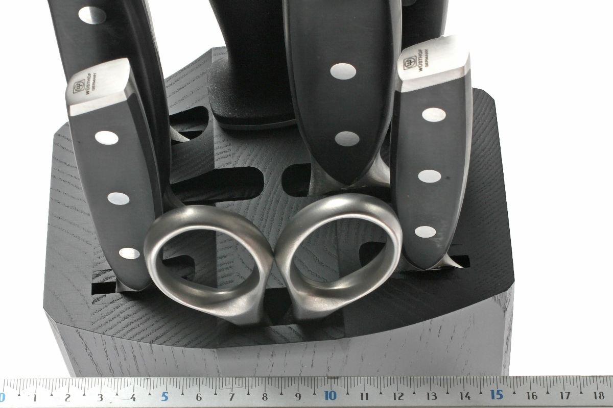 Wusthof Xline 8 piece knife block, black 9869 Advantageously shopping