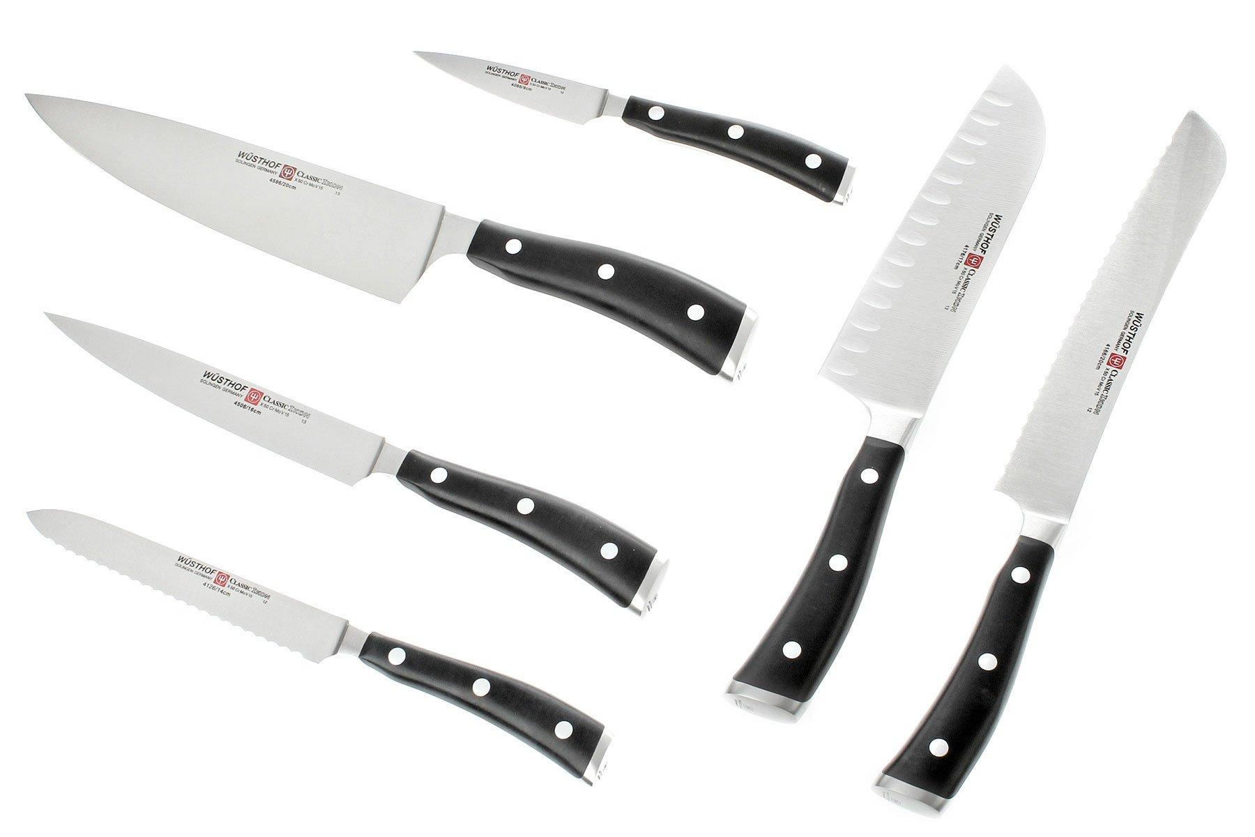 Wusthof Classic Ikon Steak Knives - 6 Piece Set with Case