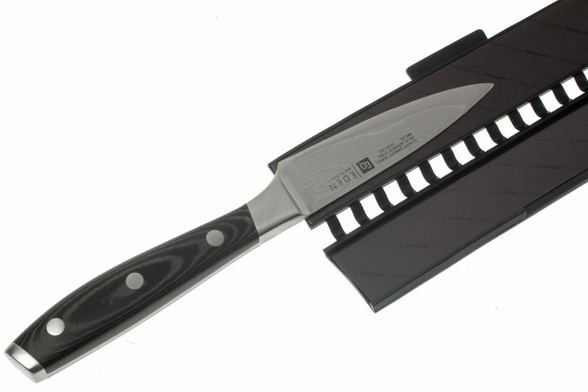 Protege-Lames aimantés pour couteau Longueur 25 cm/Largeur 5,5 cm noir