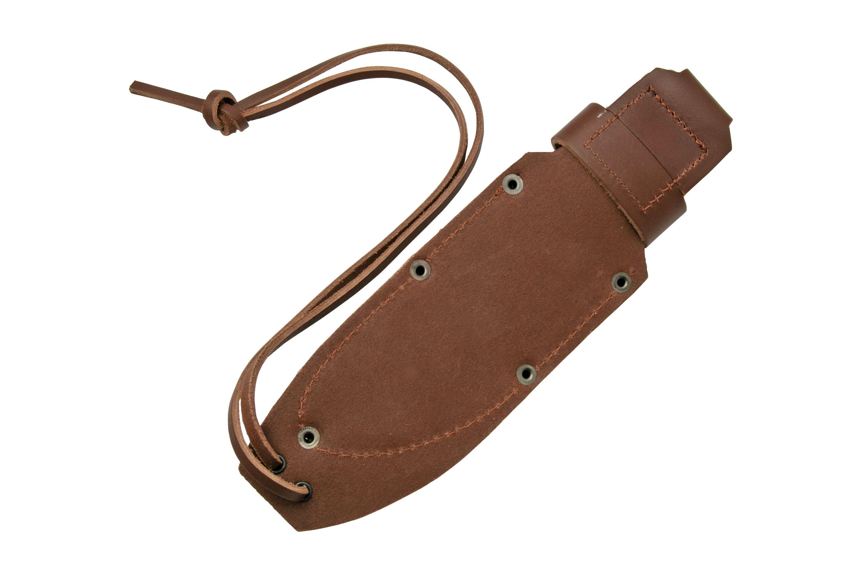 Woox Rock 62 Sheath BUSHT00101 leather sheath with Arkansas sharpening