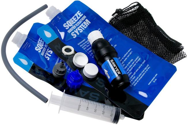 Squeeze Water Filtration System Water Purification Kit Survival