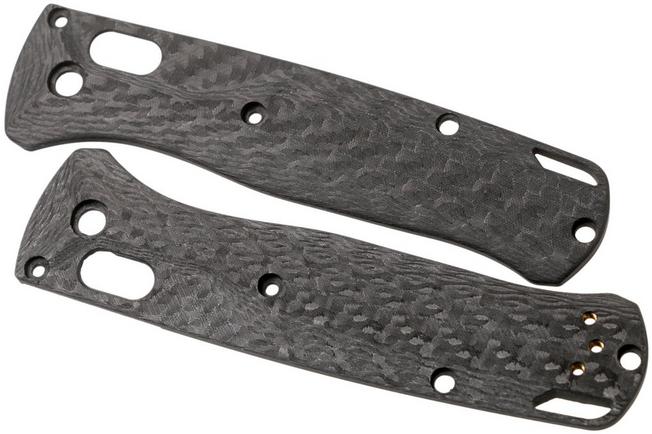 Afbeelding voor Benchmade Bugout met Flytanium Carbonfiber scales & titanium backpacer en olie