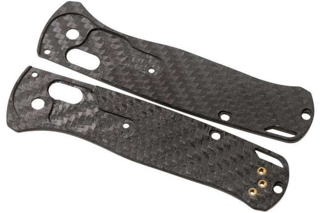 Afbeelding voor Benchmade Bugout met Flytanium Carbonfiber scales & titanium backpacer en olie