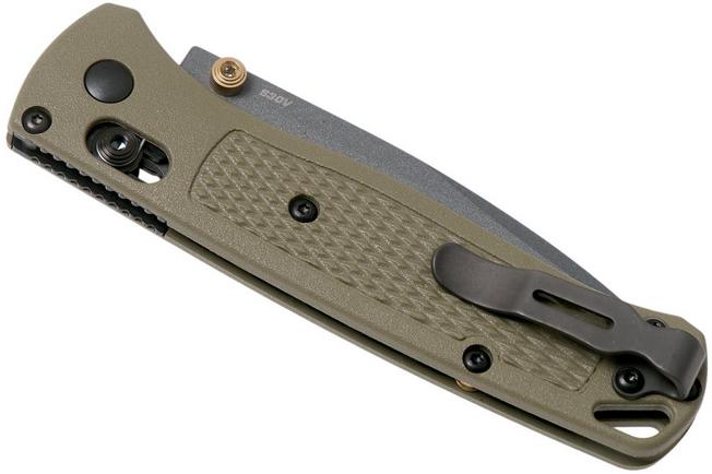 Afbeelding voor Benchmade Bugout Ranger Green 535GRY-1 met GRATIS Knivesandtools strop