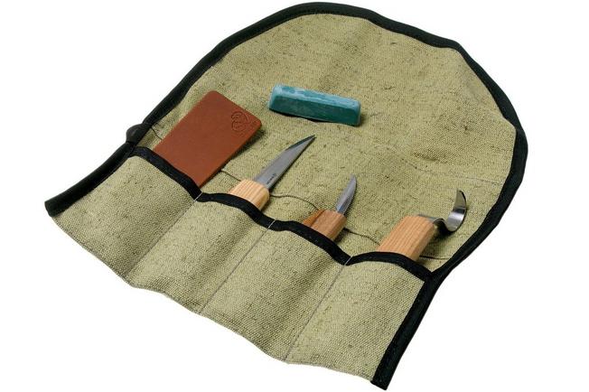 Bild für BeaverCraft Extended Spoon Carving Set S13 mit extra 18-teiligem Schnitzholz-Set