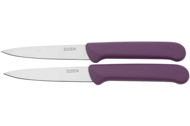 Bild für Eden Sugoi Olive Kochmesser und Gemüsemesser, 9cm, 2-teiliges Set