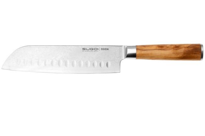 Afbeelding voor Eden Sugoi Olive 3-delige messenset koksmes, santoku en universeelmes