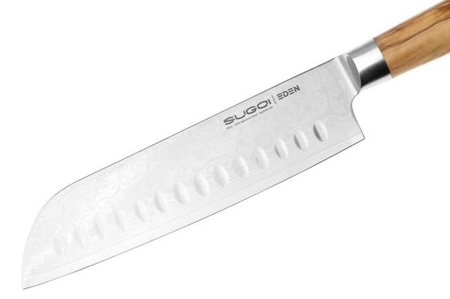 Afbeelding voor Eden Sugoi Olive 3-delige messenset koksmes, santoku en universeelmes
