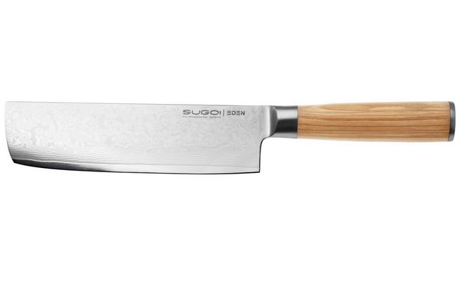 Afbeelding voor Eden Sugoi Olive 3-delige messenset santoku, nakiri en officemes
