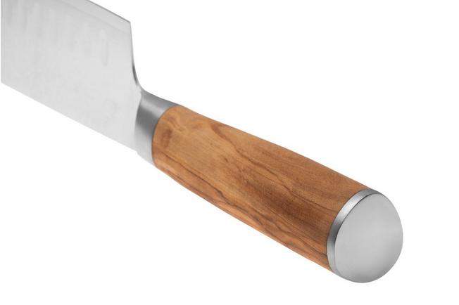 Afbeelding voor Eden Sugoi Olive 3-delige messenset santoku, nakiri en universeelmes