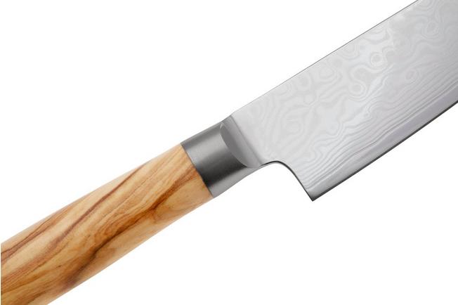 Afbeelding voor Eden Sugoi Olive 3-delige messenset santoku, nakiri en universeelmes