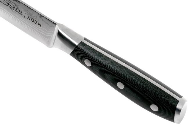 Afbeelding voor Eden Classic Damast 3-delige messenset met santoku, vleesmes en universeelmes 