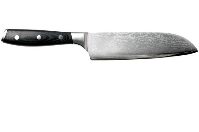 Afbeelding voor Eden Classic Damast 3-delige messenset met santoku, vleesmes en universeelmes 