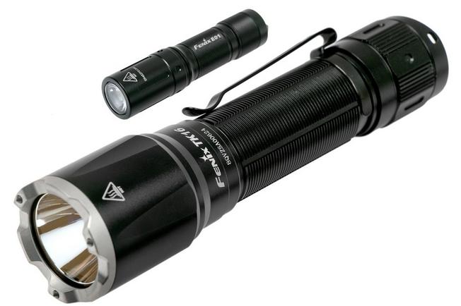 Afbeelding voor Fenix TK16 V2.0 Tactische zaklamp met GRATIS Fenix E01 V2.0 sleutelhangerzaklamp