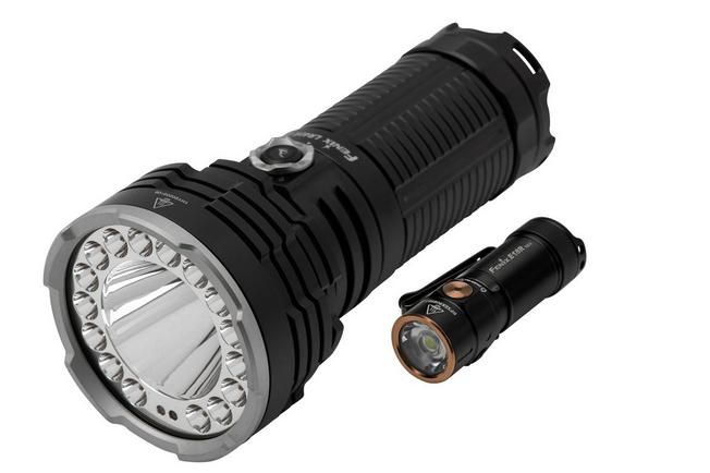 Afbeelding voor Fenix LR40R V2.0 led-zaklamp, 15000 lumen met Fenix E18R V2.0 EDC-zaklamp
