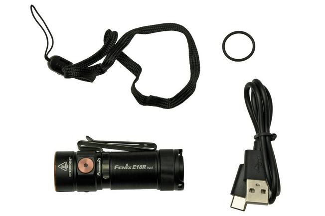 Afbeelding voor Fenix LR40R V2.0 led-zaklamp, 15000 lumen met Fenix E18R V2.0 EDC-zaklamp