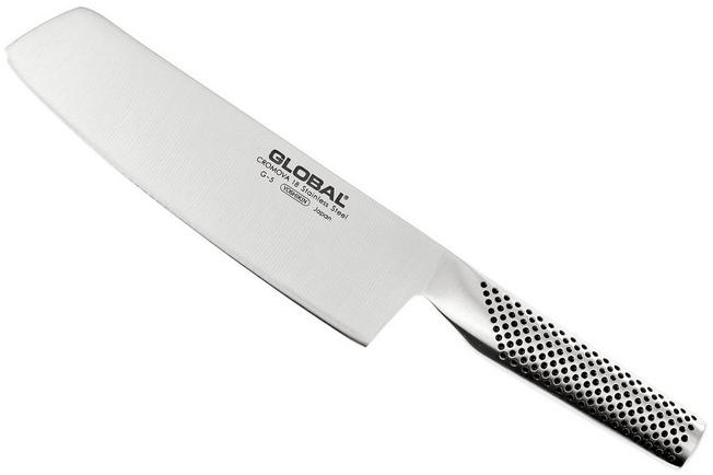 Afbeelding voor Global G5 Nakiri groentemes 18 cm met GRATIS Eden mesbeschermer