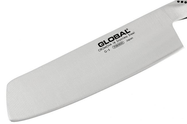 Afbeelding voor Global G5 Nakiri groentemes 18 cm met GRATIS Eden mesbeschermer