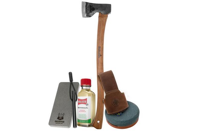 Afbeelding voor Hultafors Åby bijl met bijlaccessoires