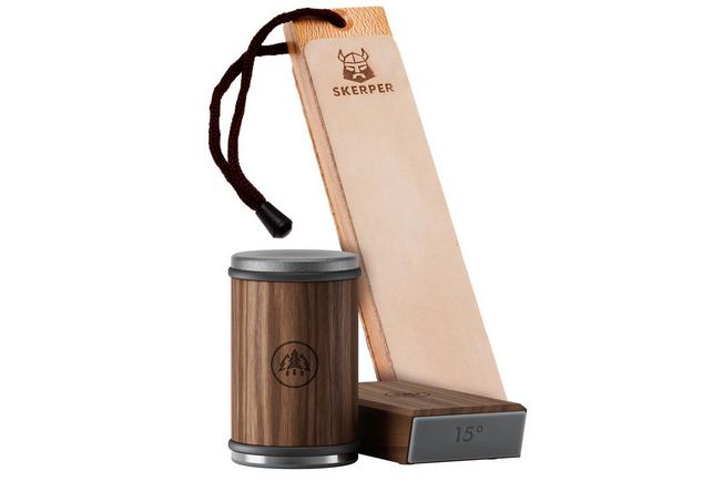 Afbeelding voor HORL 3 Walnut messenslijper met GRATIS Skerper stropping paddle