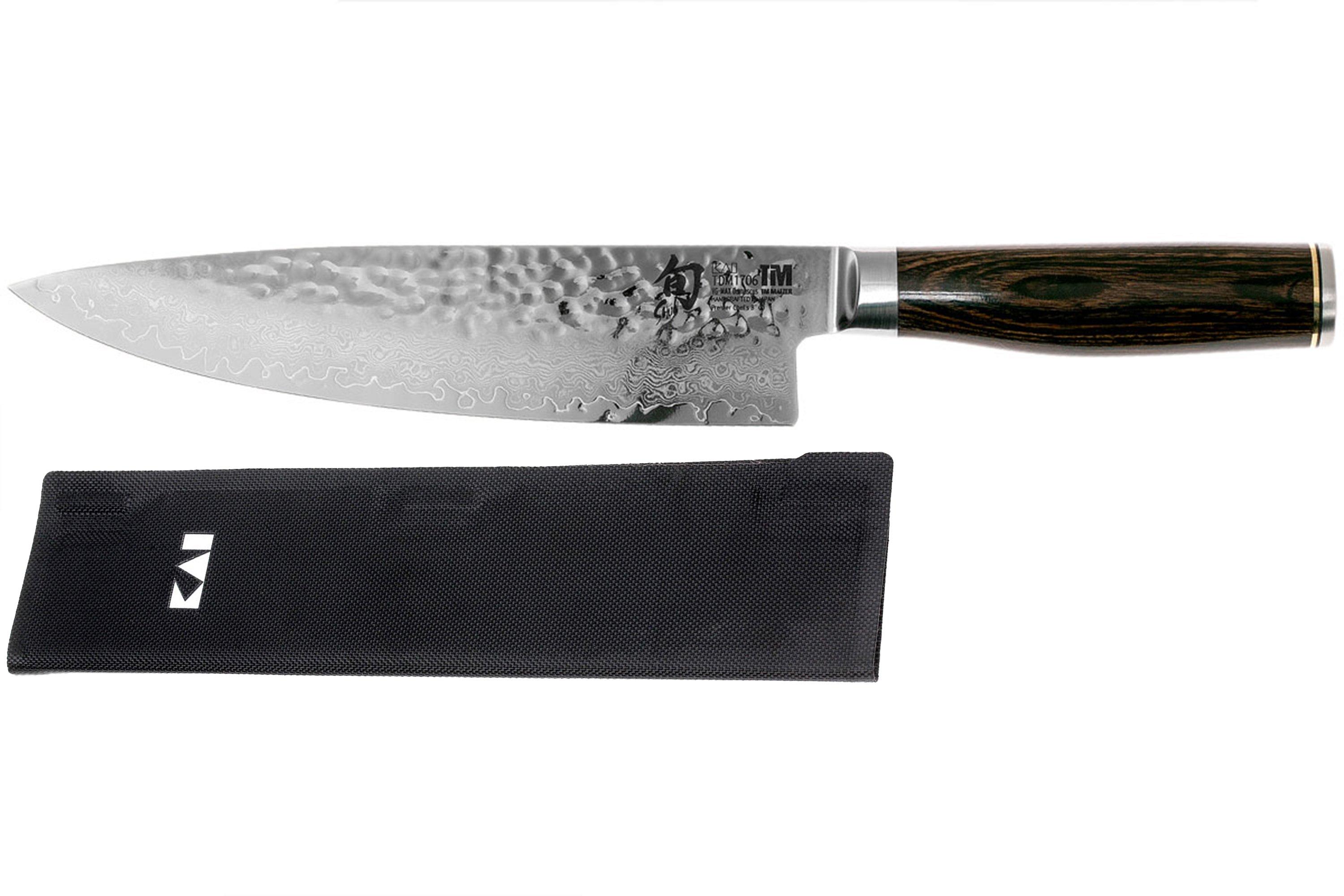 Couteau De Chef Kai Tim Mälzer Kamagata - Acier Inoxydable - Longueur 34 Cm - Neuf Avec Étal