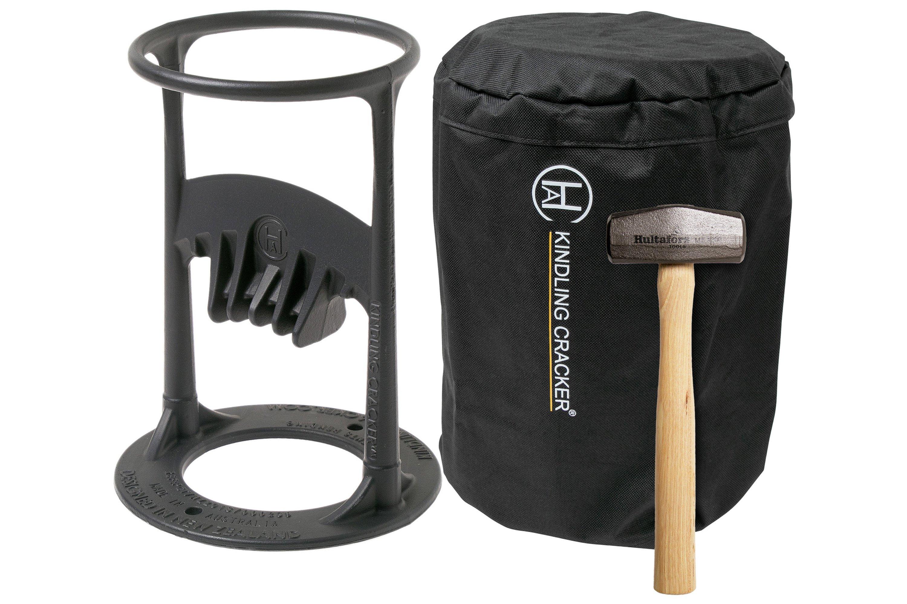 Kindling Cracker met beschermhoes kopen | Complete houtklover set