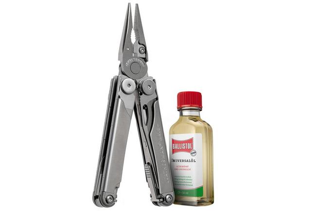 Afbeelding voor Leatherman Wave Plus met GRATIS Ballistol onderhoudsolie