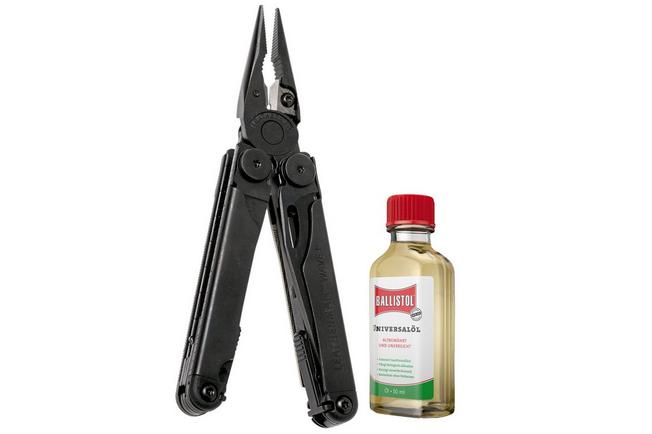 Afbeelding voor Leatherman Wave Plus Black met GRATIS Ballistol onderhoudsolie