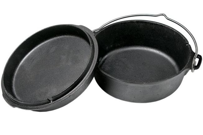 Afbeelding voor Petromax Dutch Oven ft3 platte bodem met Onderhoudsvet & Pannenschraper