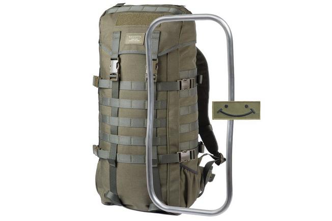 Afbeelding voor Savotta Jääkäri M Green, rugzak, 30 Liter met aluminium frame & Happy Patch