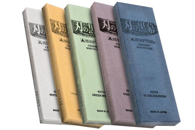 Afbeelding voor Shapton Pro Stone slijpstenen, korrel 120, 320, 1000, 2000, 5000