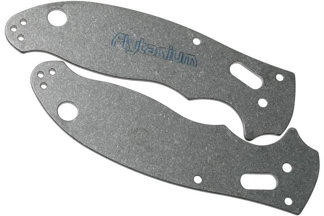 Afbeelding voor Spyderco Manix 2 met Flytanium Titanium scales en Skerper onderhoudsolie