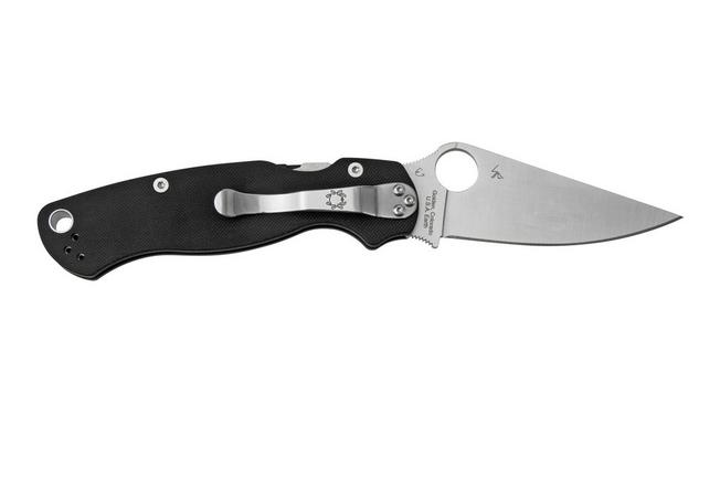 Afbeelding voor Spyderco Paramilitary 2 C82GP2 met GRATIS Knivesandtools strop