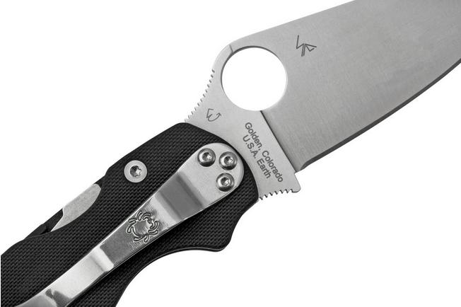 Afbeelding voor Spyderco Paramilitary 2 C82GP2 met GRATIS Knivesandtools strop