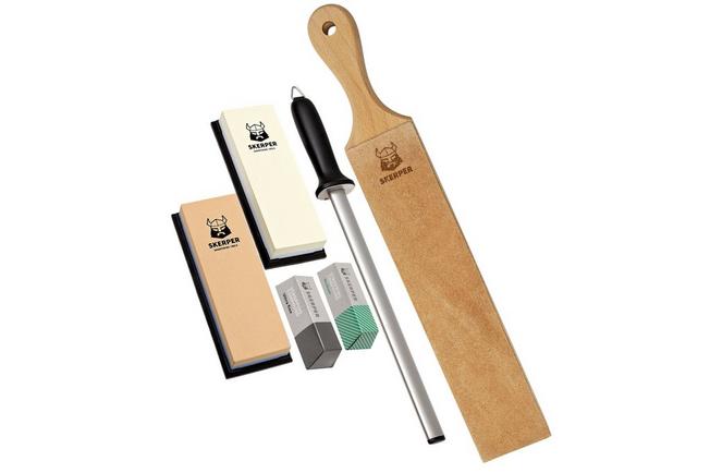 Afbeelding voor Skerper Basic Slijppakket met Stropping Paddle en Compounds