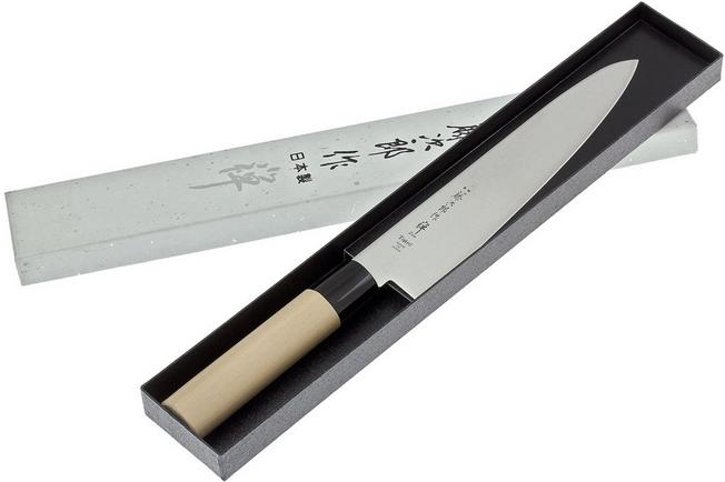 Afbeelding voor Tojiro Zen 3 laags lemmet, gyuto 21 cm FD-564 met GRATIS Eden mesbeschermer