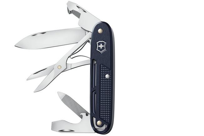 Afbeelding voor Victorinox Synergy X Alox Refined Collection 0.8226.22 Dark Blue met Skerper onderhoudsolie