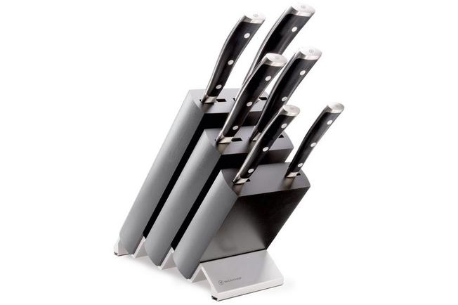 Afbeelding voor Wüsthof Classic Ikon 6-delige messenset 1090370601 met Skerper Professional slijppakket