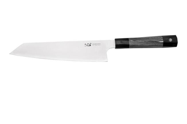 Xin Cutlery XinCare XC101 kiritsuke, nero bianco G10, 23 cm