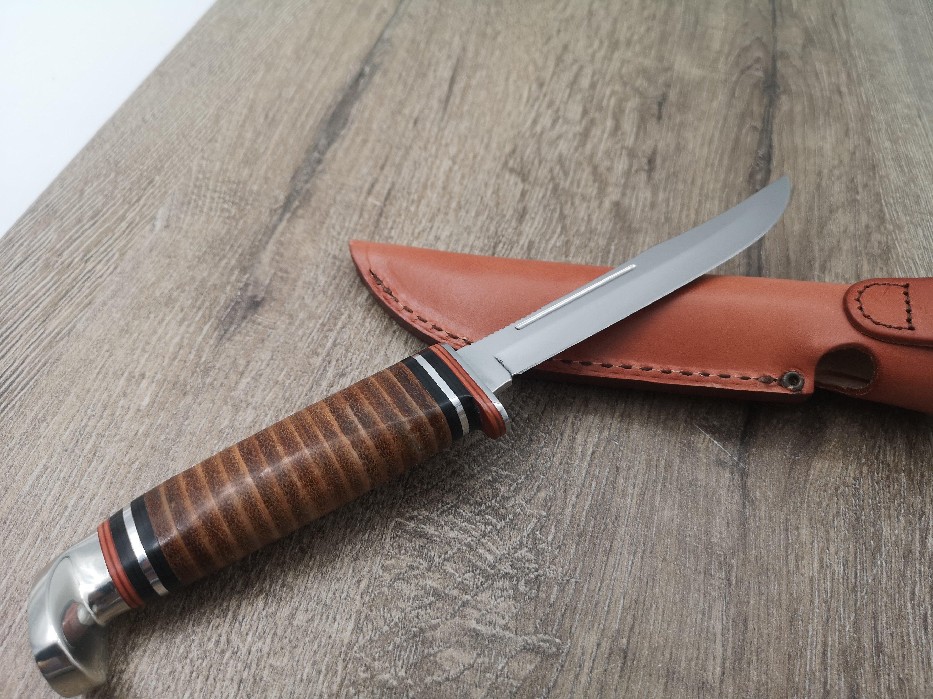 Case Knives Leather 5” Utility Hunter 3165 SS 00381 cuchillo de caza